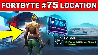 FOUND WITHIN AN AIRPORT HANGER - Fortnite Fortbyte #75 Location Guide