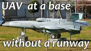Japanese Prototype UAV (Unmanned Aircraft Vehicle) on Display [JASDF Fuchu Base]