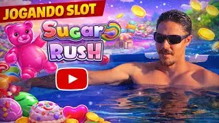 🍭 SUGAR RUSH PAGANDO?! 🎰 ENTREI PRA TESTAR ESSE SLOT DOCE E DEU ISSO !!