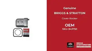 843750 Cover-Rocker - Briggs and Stratton - Genuine OEM Part