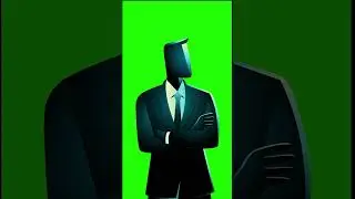 Businessman Crossed Arms Green Screen | Confident Pose Animation
