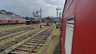 Colombo - Kandy Intercity Express Train Reaching Kandy Railway Station