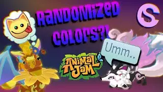 ✨Making Outfits From RANDOMIZED COLORS✨  | Animal Jam Play Wild |