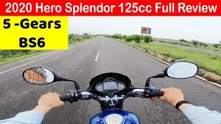 2020 Hero Super Splendor 125cc BS6 Full Review l Top Speed l Mileage 🔥