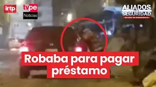 Grupo Terna captura a avezado arrebatador de celulares que operaba en el distrito de La Victoria