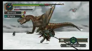 Let's Play Monster Hunter Freedom Unite #3-Diamond Dust (Part 2)