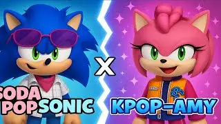 My Sprunki OC: SODA POP Sonic and KPOP Amy Rose (DUO) Demon Sonic