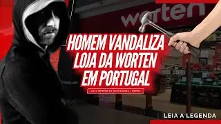🚨МУЖЧИНА РАЗБИЛ МАГАЗИН WORTEN В ПОРТУГАЛИИ 😱🔥