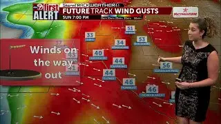 ABC-7 First Alert: Winds gradually die down, but more wind on the way
