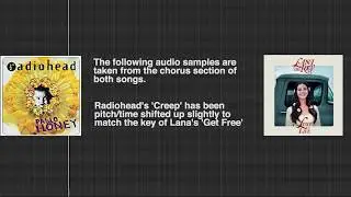 Radiohead + Lana Del Rey Get Free/Creep Comparison