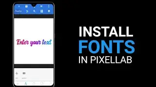 How to Install Custom Stylish Fonts in PixelLab App | Stylish Fonts | Pro Tutorials BD