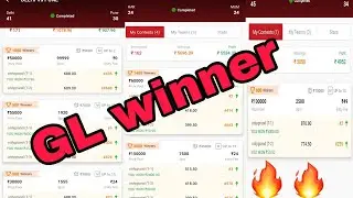 How to win daily in fantasy sports- Daily Gl winnings-vission 11.