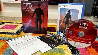 Распаковка Star Wars Jedi Survivor Deluxe Edition