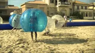 Bubble Bump on the Beach