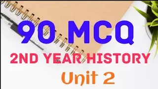MCQs HISTORY unit 2. Plus2Arts second year.#chseodisha #boardexam #mcqs 