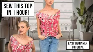 Sew This Top in 1 Hour | Easy Beginner Sewing Tutorial