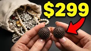 I Found $300 Designer Earrings in this Thrift Bag!