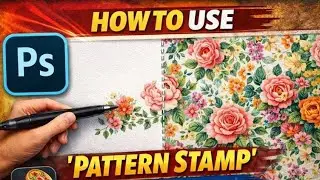 pattern stamp tool photoshop #photoshoptool 