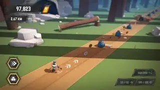 Crashbots Forest world on Endless Mode