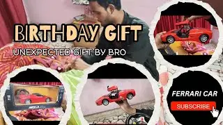 😱 Bhai Ne Birthday Par De Di Ferrari Car Gift 🎁 RemoteControlCar RacingCar RcCarferrari 