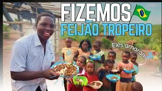 Eles sonhavam provar comida do Brasil… então eu fiz FEIJÃO TROPEIRO pra eles 🇧🇷❤️