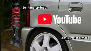 Dr nano springs in zen | Maruti suzuki zen lower cheythapol | zen modified #marutisuzuki #lowered