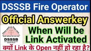 DSSSB Fire Operator Answerkey Out