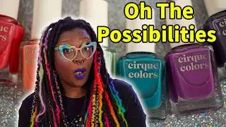Jelly Time! 💦 Cirque Colors Glazed 2025 Nail Polish Collection Swatches, Comparisons & Review!