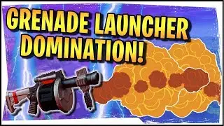 Hysteria | Fortnite | Grenade Launcher Domination! - Squads with Roxy and Avajaijai