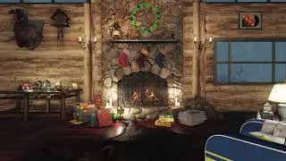 Fallout 76: Cozy Holiday Fireplace