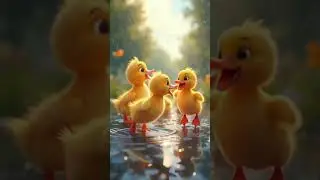 When Baby Ducks See Rain for the First Time 😍☔ | Cutest Thing Ever! #shorts #shortsfeed #duck #funny