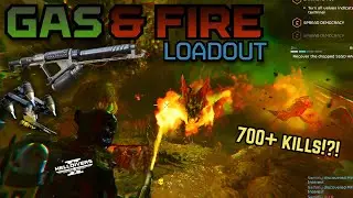 FULL GAS AND FIRE LOADOUTS 700+ KILLS!?! RUPTURE STRAIN HELLDIVERS 2 SUPER HELLDIVERS 2