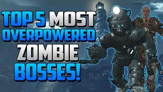 Call of Duty Zombies - Top 5 MOST OVERPOWERED Zombie Bosses! Call of Duty Black Ops & Black Ops 2!