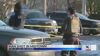 Man shot in Midtown on Poplar and Belvedere