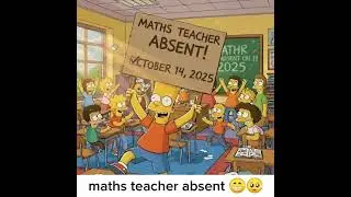 Simpsons pridiction that maths teacher absent on 14 October
