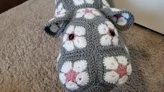 African flower motif/ Hippo #16