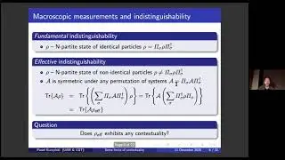 Some limits of contextuality. --- Paweł Kurzyński (Adam Mickiewicz University, Poland)