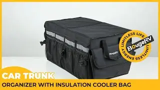 Best Car Trunk Organizer with Insulation Cooler Bag | BougeRV