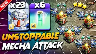 TH16 Attack Strategy With MECHA + INVISIBILITY Spell (Clash Of Clans) | Th16 MECHA Attack Strategy