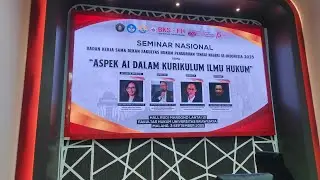 Jaga kualitas pendidikan hukum, BKD FH PTN menggelar seminar tentang AI dalam Kurikulum Ilmu Hukum