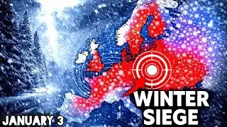 Europe Under Siege | Winter Storm Peaks on January 3 ⚠️❄️