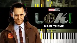 Loki (End Credits: TVA) - Piano Tutorial