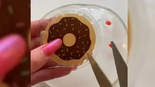 Eye Mask Slime Mixing #asmr #shorts