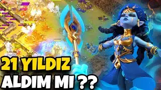 ÜÇLERSEM 21 YILDIZ ATIYORUM - TERAPİ KLAN  LİGİ 7. GÜN !! - Clash of Clans