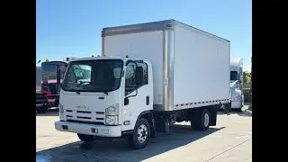 Stock #1335 2015 Isuzu Box Van Truck For Sale | Low Mileage Commercial Work Truck