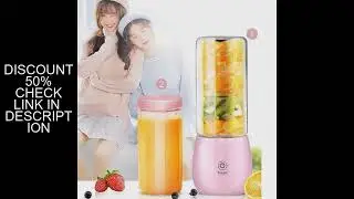 24 Logo Portable Juicer Electric Rechargeable USB Smoothie Blender Machine Mixer Mini Juice Cup fast