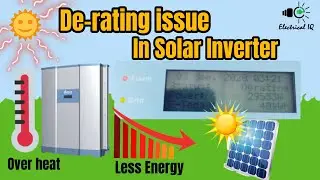 De-rating Alarm of Solar String Inverter | How to Rectify De-rating Issue of Solar String Inverter