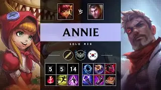 Annie Mid vs Jayce - KR Challenger Patch 25.21
