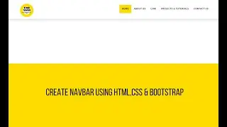 Build a Stylish Navbar with HTML, CSS, and Bootstrap: Ultimate Tutorial!