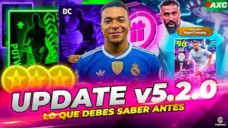 🚨 UPDATE eFootball v5.2.0 🚨 Nueva Fase 🔥 TODO lo que DEBES SABER ANTES ✅ POTW, PACKS & EVENTOS ⭐